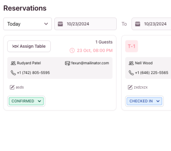 Optimize Table Reservations